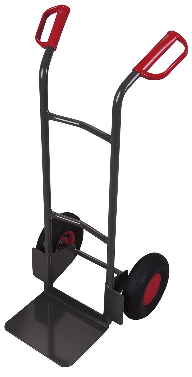 Sækkevogn 200 kg, luft gummihjul – Antracit