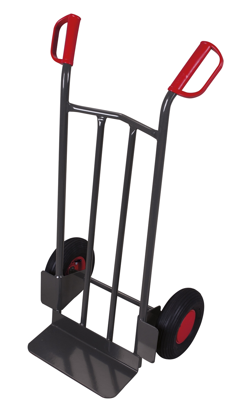 Sækkevogn 250 kg, luft gummihjul – Antracit