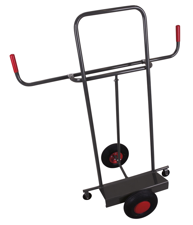 Pladevogn m/Luftdæk, 1260x680x1425, 1 flade, Antracit