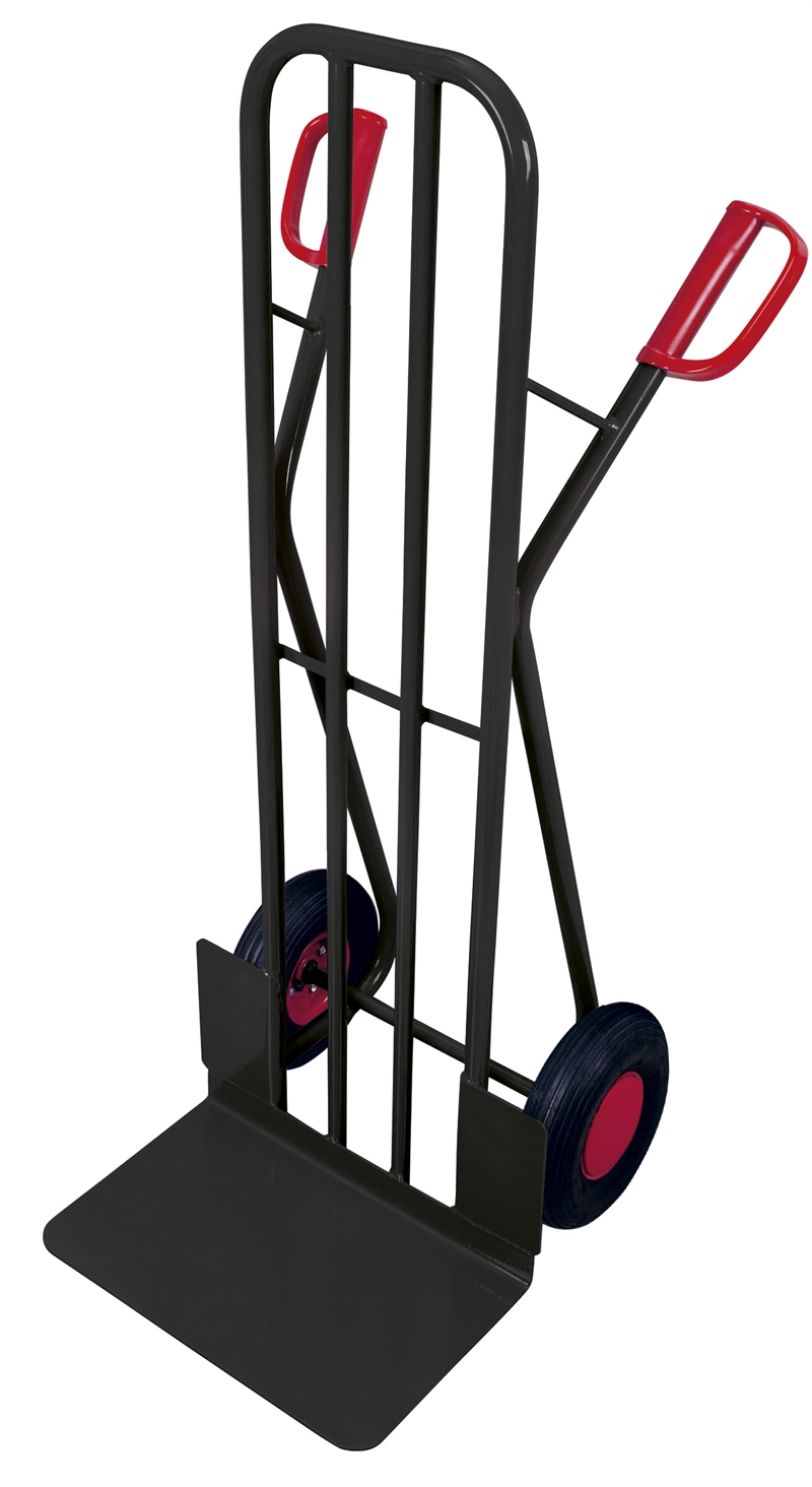 Sækkevogn 250 kg, luft gummihjul – Antracit