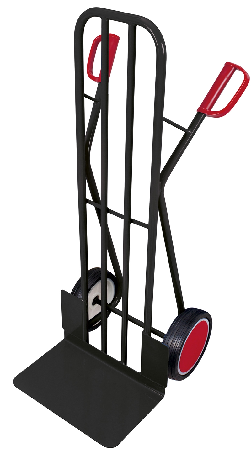 Sækkevogn 250 kg, massive gummihjul – Antracit