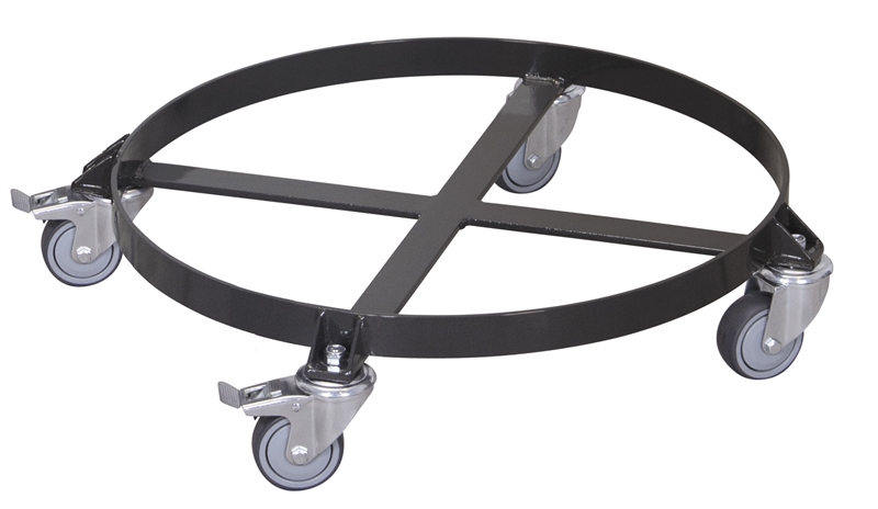 Tøndevogn m. hjul, tønde 120-220 L  - Antracit