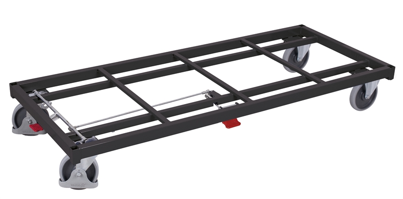 Sværlastvogn Heavy Duty base, 2080x880x305, 1 flade, 500 kg Antracit
