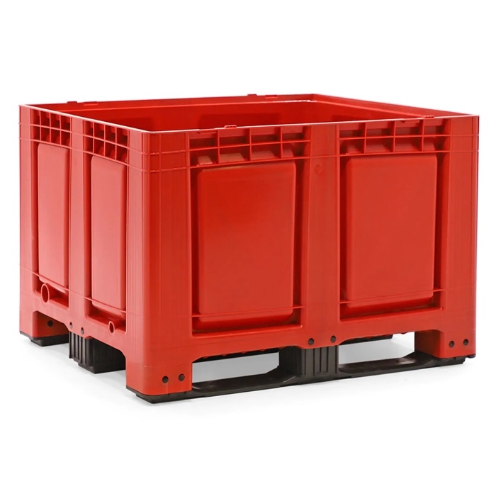 Pallekar 670 L, 120x100x79, 3 meder, Model FP – Rød