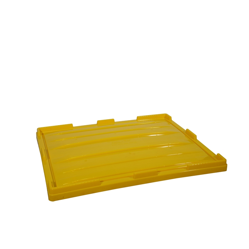 Låg til 670 L pallekar 120×100 cm, Model FP – Gul