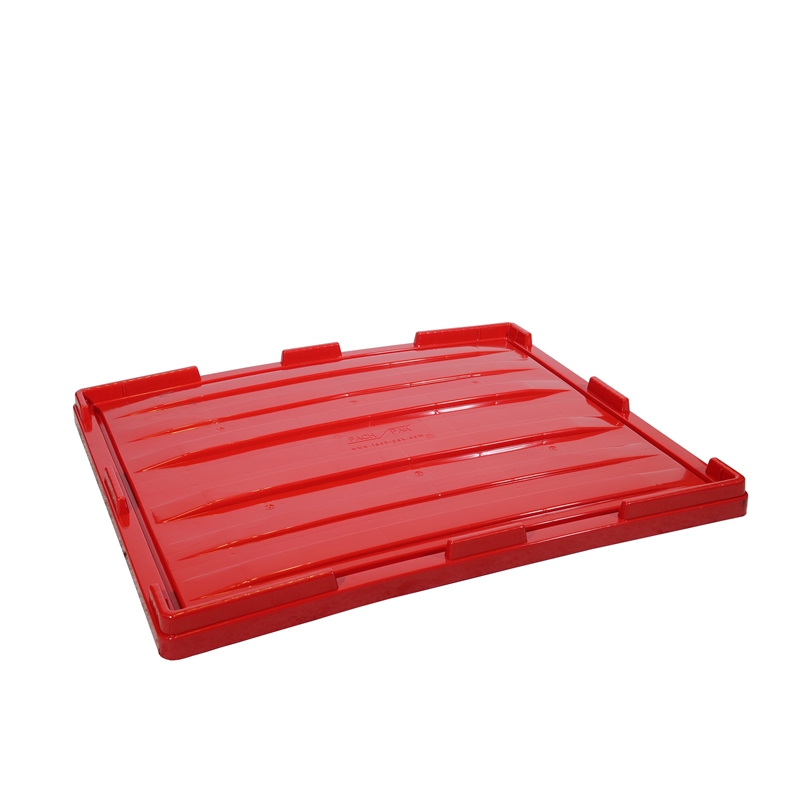 Låg til 670 L pallekar 120×100 cm, Model FP – Rød